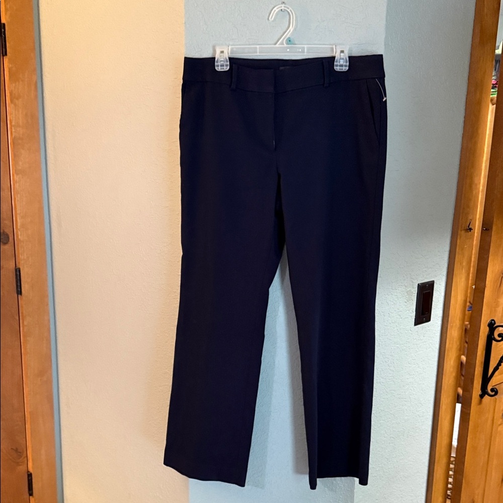 LOFT Black Straight-Leg Dress Pants